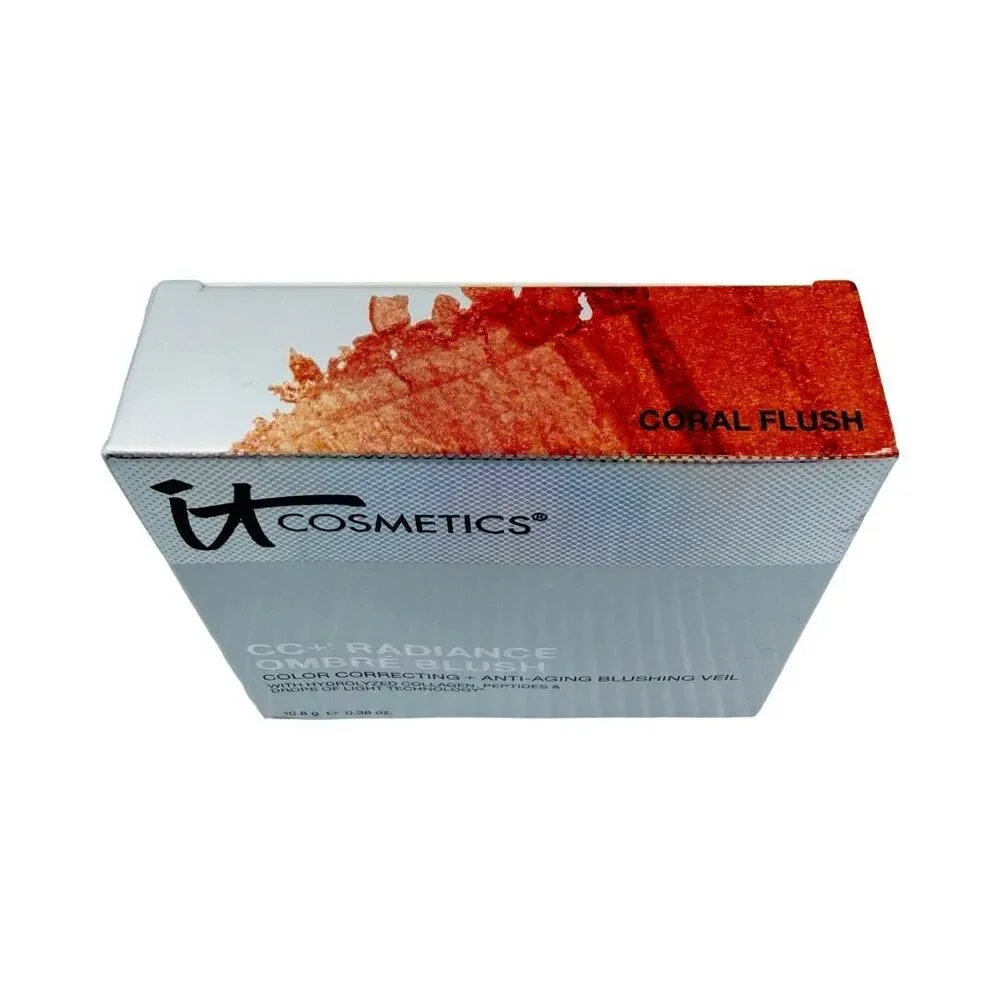 IT Cosmetics CC+ Radiance Ombré Blush - 0.38 oz / 10.8g - Coral Flush
